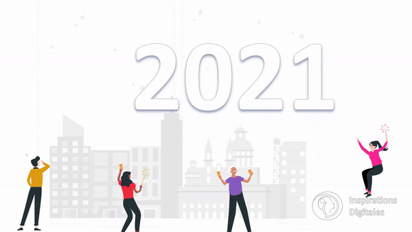 Voeux 2021 du studio Inspirations Digitales - création site web et transformation digitale
